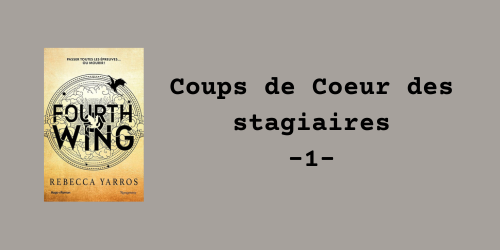 Coups de Coeurs des Stagiaires -1-